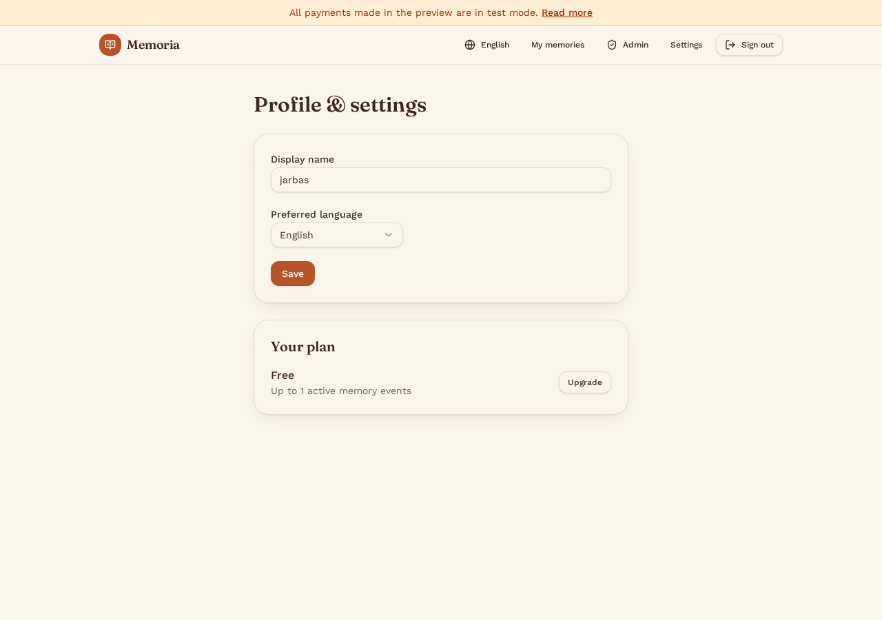 Figure 7 — Settings and your voice