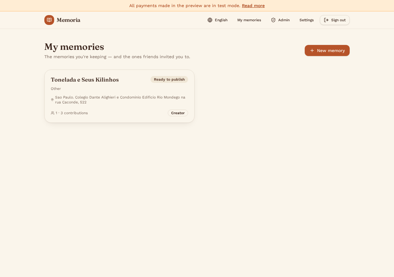 Figure 2 — Your dashboard